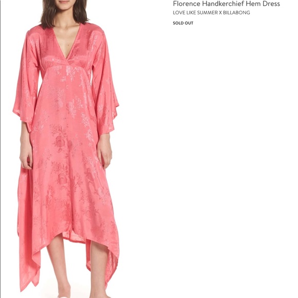 NWT BILLABONG LOVE LIKE SUMMER PINK FLORENCE DRESS - Picture 2 of 4